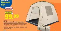 Lidl Crivit - tienda de campana para 6 personas oferta