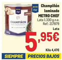 Makro Chef - champinon laminado oferta