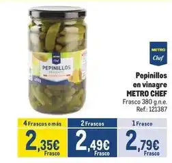 Makro Chef - pepinillos en vinagre oferta