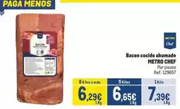 Makro Chef - bacon cocido ahumado oferta