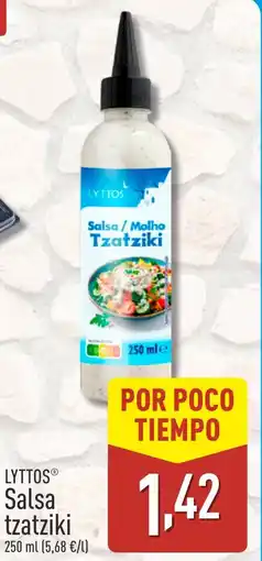 ALDI LYTTOS Salsa tzatziki oferta