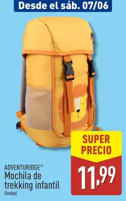ALDI ADVENTURIDGE Mochila de trekking infantil oferta