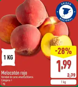 ALDI Melocotón rojo oferta