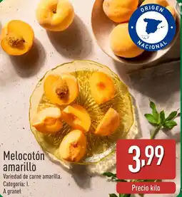 ALDI Melocoton amarillo oferta