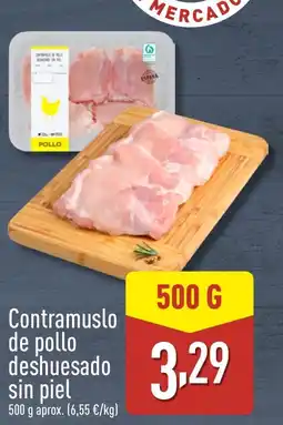 ALDI Contramuslo de pollo deshuesado sin piel oferta