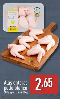 ALDI Alas enteras pollo blanco oferta