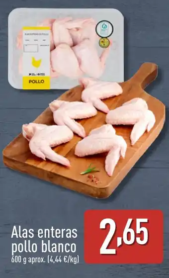 ALDI Alas enteras pollo blanco oferta