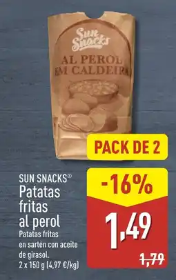 ALDI SUN SNACKS Patatas fritas al perol oferta