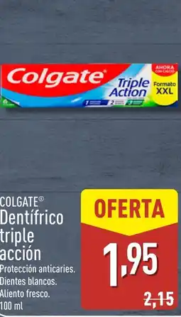 ALDI COLGATEⓇ Dentifrico triple acción oferta