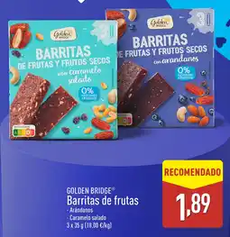 ALDI GOLDEN BRIDGEⓇ Barritas de frutas oferta
