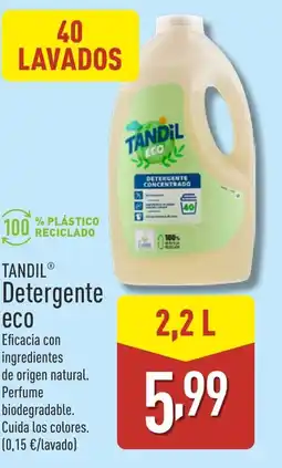 ALDI TANDIL Detergente eco oferta