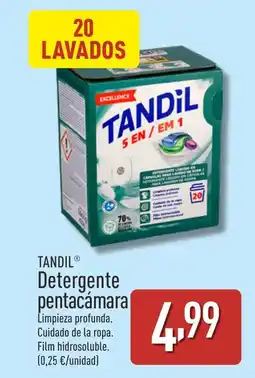ALDI TANDIL Detergente pentacámara oferta