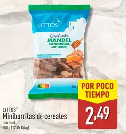 ALDI LYTTOS Minibarritas de cereales oferta