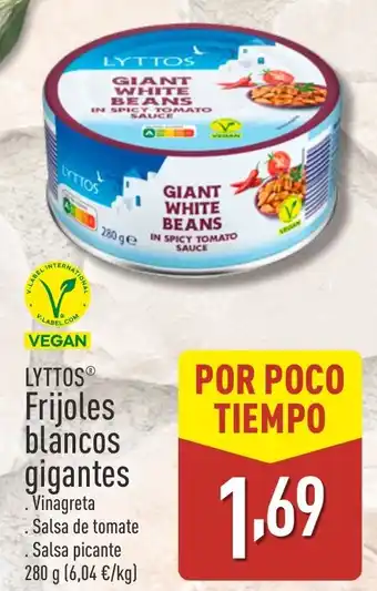 ALDI LYTTOS Frijoles blancos gigantes oferta