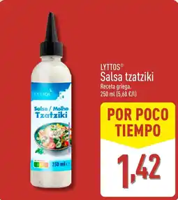 ALDI LYTTOS Salsa tzatziki oferta