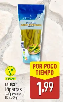 ALDI LYTTOS Piparras oferta