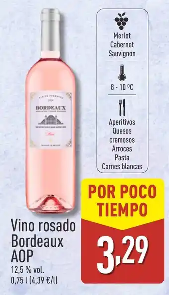 ALDI Vino rosado Bordeaux AOP oferta