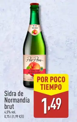 ALDI Sidra de Normandía brut oferta