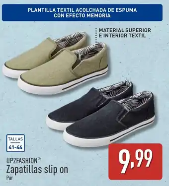 ALDI UP2FASHION Zapatillas slip on oferta