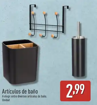ALDI Artículos de baño oferta