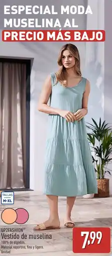 ALDI UP2FASHION Vestido de muselina oferta