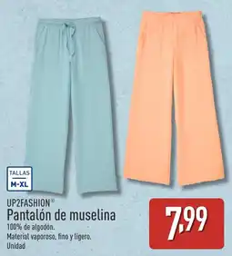 ALDI UP2FASHION Pantalón de muselina oferta