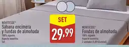 ALDI NOVITESSEⓇ Sábana encimera y fundas de almohada oferta