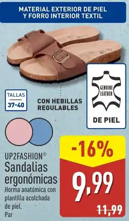 ALDI UP2FASHION Sandalias ergonómicas oferta