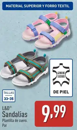 ALDI L&D® Sandalias oferta