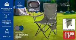 ALDI ADVENTURIDGEⓇ Silla de camping plegable oferta
