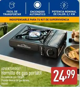 ALDI ADVENTURIDGEⓇ Hornillo de gas portátil oferta