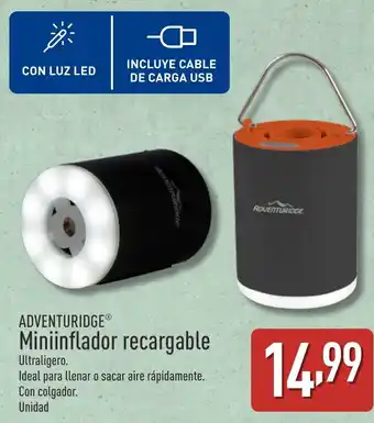 ALDI ADVENTURIDGEⓇ Miniinflador recargable oferta