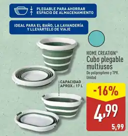 ALDI HOME CREATION Cubo plegable multiusos oferta