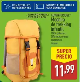 ALDI ADVENTURIDGE Mochila de trekking infantil oferta