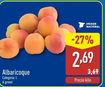 ALDI Albaricoque oferta