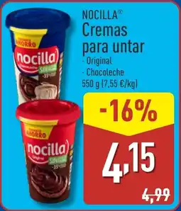 ALDI NOCILLA Cremas para untar oferta