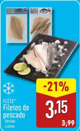 ALDI FLETE Filetes de pescado oferta