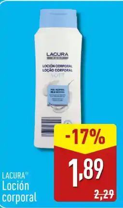 ALDI LACURA Loción corporal oferta