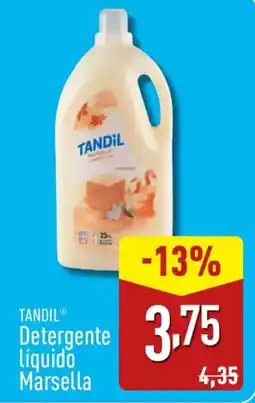 ALDI TANDIL Detergente líquido oferta
