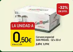 Dialprix SAN MIGUEL Cerveza especial oferta