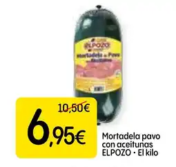Dialprix ELPOZO Mortadela pavo con aceitunas oferta