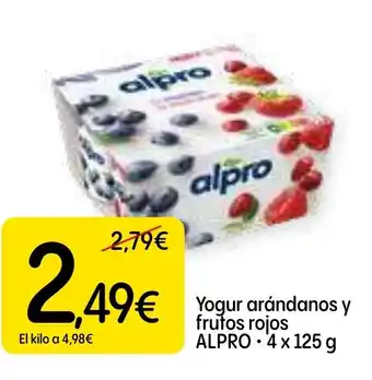 Dialprix ALPRO Yogur arandanos y frutos rojos oferta