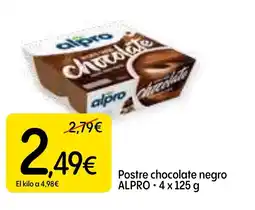 Dialprix ALPRO Postre chocolate negro oferta