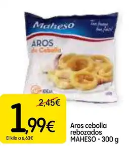 Dialprix MAHESO Aros cebolla rebozados oferta
