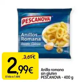 Dialprix PESCANOVA Anilla romana sin gluten oferta