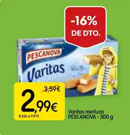 Dialprix PESCANOVA Varitas merluza oferta
