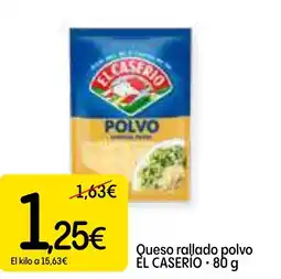 Dialprix EL CASERÍO  Queso rallado polvo oferta