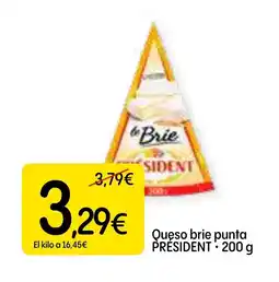 Dialprix PRÉSIDENT Queso brie punta oferta