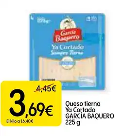 Dialprix GARCÍA BAQUERO Queso tierno Ya Cortado oferta