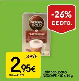 Dialprix NESCAFE Café capuccino oferta